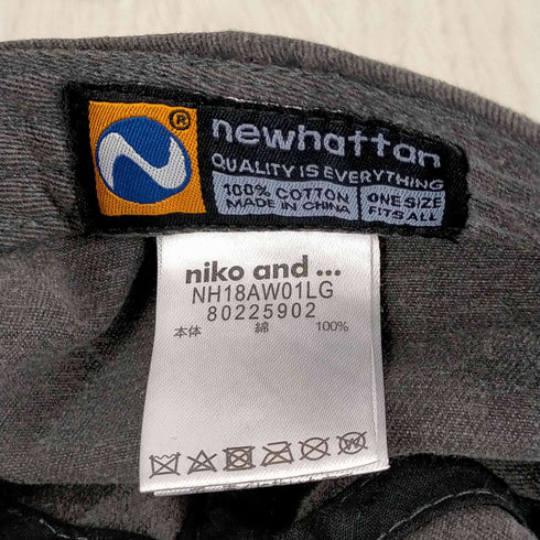 ニューハッタン NEWHATTAN ベースボールキャップ レディース