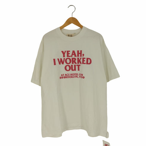 Yeah I Work Out ×ACE HOTEL Souvenir Shirt スーベニアTシャツ メンズ import:XL