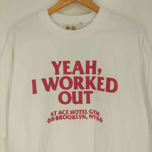 Yeah I Work Out ×ACE HOTEL Souvenir Shirt スーベニアTシャツ メンズ import:XL