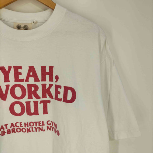 Yeah I Work Out ×ACE HOTEL Souvenir Shirt スーベニアTシャツ メンズ import:XL