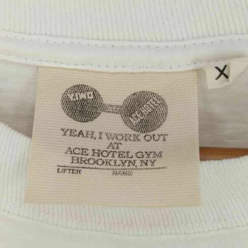 Yeah I Work Out ×ACE HOTEL Souvenir Shirt スーベニアTシャツ メンズ import:XL