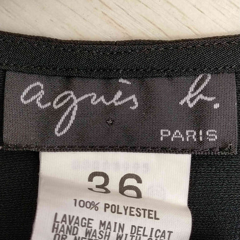 アニエスベー agnes b. キーネックワンピース レディース FR:36