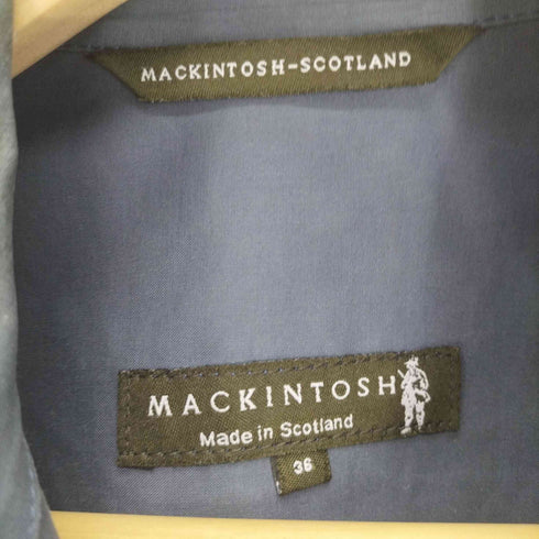 マッキントッシュフィロソフィー MACKINTOSH PHILOSOPHY 英国製 コットン ゴム引き ステンカラー コート メンズ UK:36