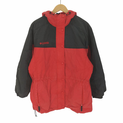 コロンビア Columbia 比翼 バイカラー 中綿 ジップアップ ナイロン ジャケット レディース import:L