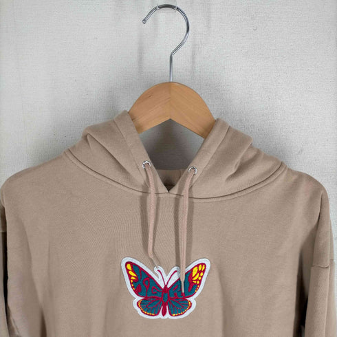エックスガール X-girl 21SS BUTTERFLY PATCH SWEAT プルオーバーフーディ レディース JPN:S