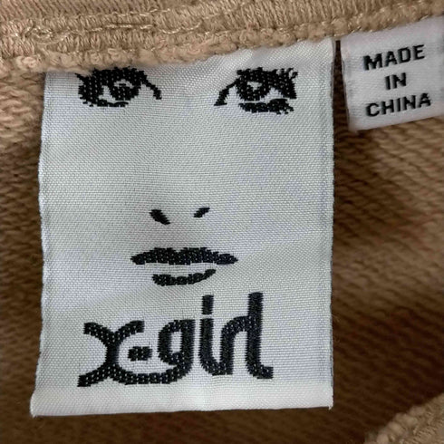 エックスガール X-girl 21SS BUTTERFLY PATCH SWEAT プルオーバーフーディ レディース JPN:S