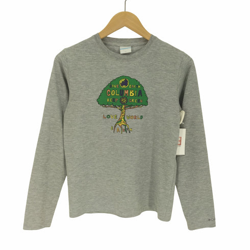 コロンビア Columbia カンフィールド フロント プリント L/S クルーネック Tシャツ レディース import:M