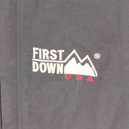 ファーストダウン FIRST DOWN フロント刺繍中綿ベスト メンズ import:M