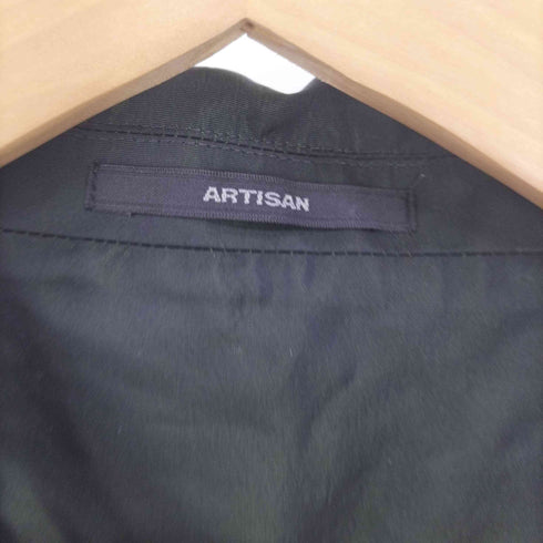 アルチザン ARTISAN シルク混 ロングコート レディース