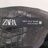 ザラ ZARA クロコダイル フェイクレザー スナップボタン ミニ スカート レディース JPN:S
