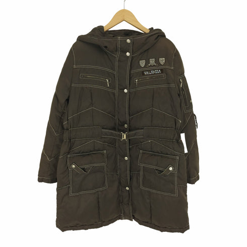 VALENZA バレンザ ビジュー装飾付きダウンコート レディース JPN:44