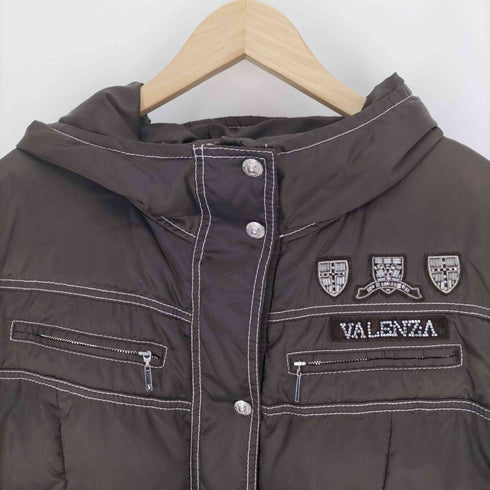 VALENZA バレンザ ビジュー装飾付きダウンコート レディース JPN:44
