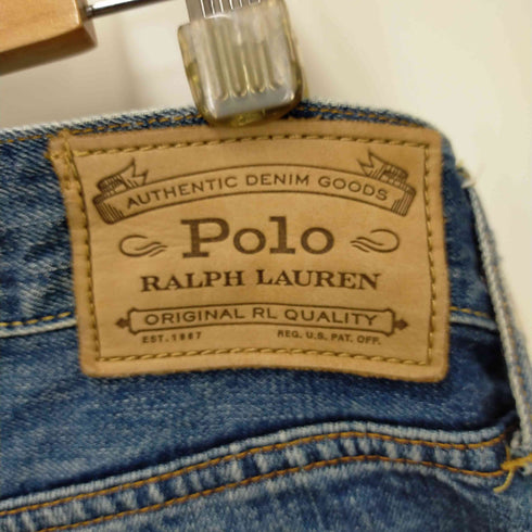 ポロラルフローレン POLO RALPH LAUREN ボタンフライストレートデニムパンツ メンズ 31/32
