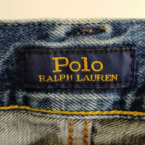 ポロラルフローレン POLO RALPH LAUREN ボタンフライストレートデニムパンツ メンズ 31/32