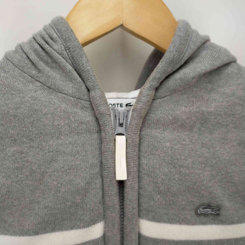 ラコステ LACOSTE ニットフーデッドダウンべスト レディース JPN:36