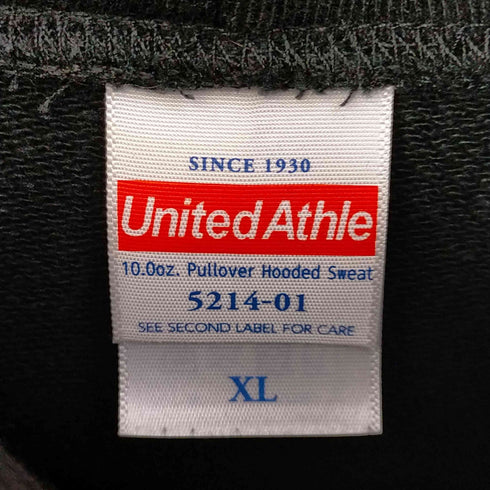 ユナイテッドアスレ UNITED ATHLE 両面プリント プルオーバーフーディ メンズ JPN:XL