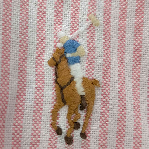 ラルフローレン RALPH LAUREN ポニー刺繍 ストライプ ボタンダウン長袖シャツ レディース 11