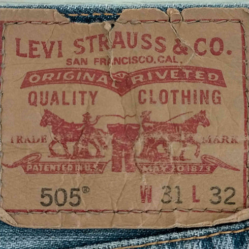 リーバイス Levis STRAIGHT FIT 505 ジップアップデニムパンツ メンズ 31
