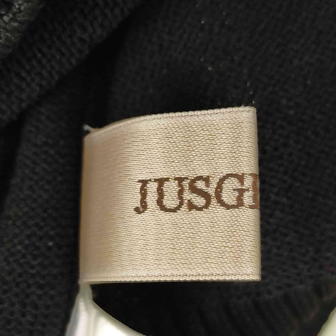 ジャスグリッティー JUSGLITTY ボリュームスリーブ フェイクパールニット レディース JPN:2