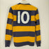 ラグビーラルフローレン Rugby Ralph Lauren CLASSIC RUGBY FIT 1オールドイングリッシュ ボーダー柄 長袖ラガーシャツ メンズ import:S