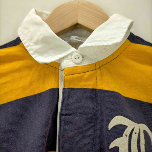 ラグビーラルフローレン Rugby Ralph Lauren CLASSIC RUGBY FIT 1オールドイングリッシュ ボーダー柄 長袖ラガーシャツ メンズ import:S