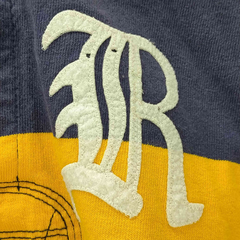 ラグビーラルフローレン Rugby Ralph Lauren CLASSIC RUGBY FIT 1オールドイングリッシュ ボーダー柄 長袖ラガーシャツ メンズ import:S