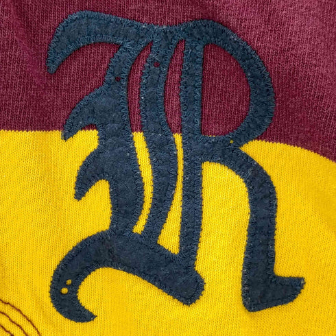 ラグビーラルフローレン Rugby Ralph Lauren CLASSIC RUGBY FIT オールドイングリッシュ ボーダー柄 長袖ラガーシャツ メンズ import:XS