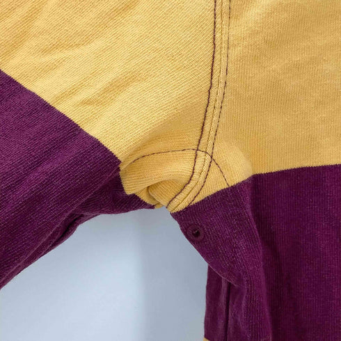 ラグビーラルフローレン Rugby Ralph Lauren CLASSIC RUGBY FIT オールドイングリッシュ ボーダー柄 長袖ラガーシャツ メンズ import:XS