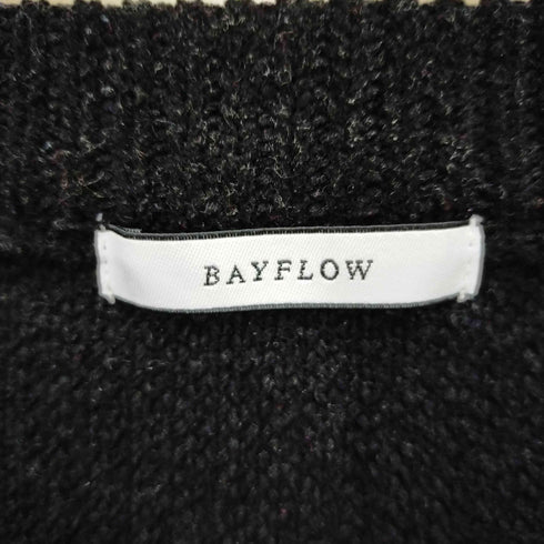 ベイフロー BAYFLOW happyカラーニットプルオーバー メンズ 4