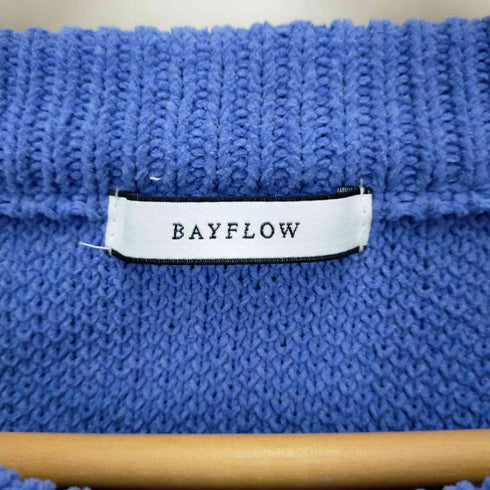 ベイフロー BAYFLOW happyカラーニットプルオーバー メンズ 4
