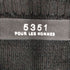 ゴーサンゴーイチプールオム 5351 POUR LES HOMMES クルーネックネックL/Sウールニット メンズ 1