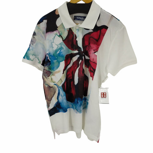 デシグアル Desigual グラフィックプリントS/Sポロシャツ メンズ JPN:L