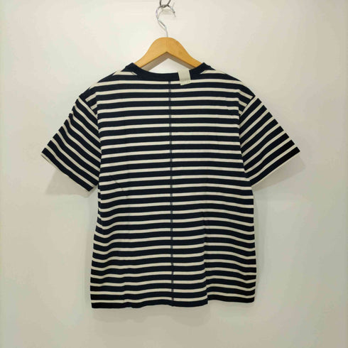 エヌハリウッド N.HOOLYWOOD 16-001 RCH CREW NECK T-SHIRT - Navy border メンズ US:40