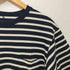 エヌハリウッド N.HOOLYWOOD 16-001 RCH CREW NECK T-SHIRT - Navy border メンズ US:40