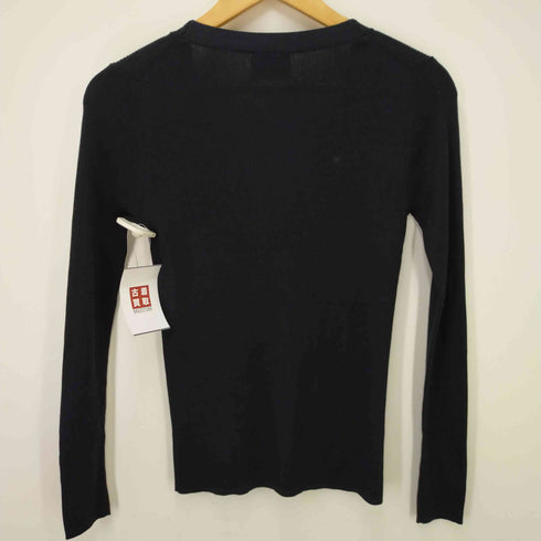 ユナイテッドアローズ UNITED ARROWS シルクリブ Vネック カーディガン レディース
