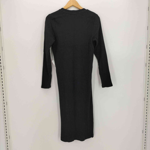 ステューシーウィメン Stussy Women L/S クルーネック リブニット ワンピース レディース import:S