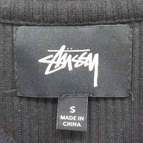 ステューシーウィメン Stussy Women L/S クルーネック リブニット ワンピース レディース import:S