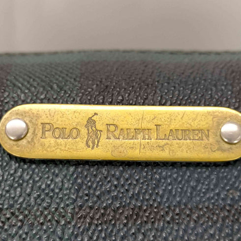 ポロラルフローレン POLO RALPH LAUREN ブラックウォッチ ミニボストンバッグ メンズ