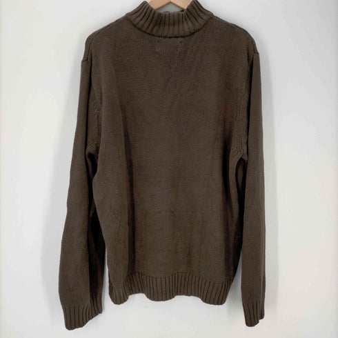 チャップスラルフローレン CHAPS RALPH LAUREN ロゴ刺繍 ハーフジップ コットンニット メンズ JPN:XL