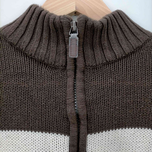 チャップスラルフローレン CHAPS RALPH LAUREN ロゴ刺繍 ハーフジップ コットンニット メンズ JPN:XL