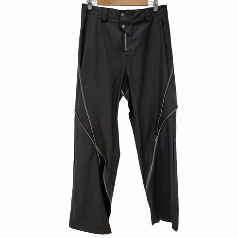 AUTUMNWIND IMPORT ジップデザイン バギー スラックス パンツ メンズ JPN:XL