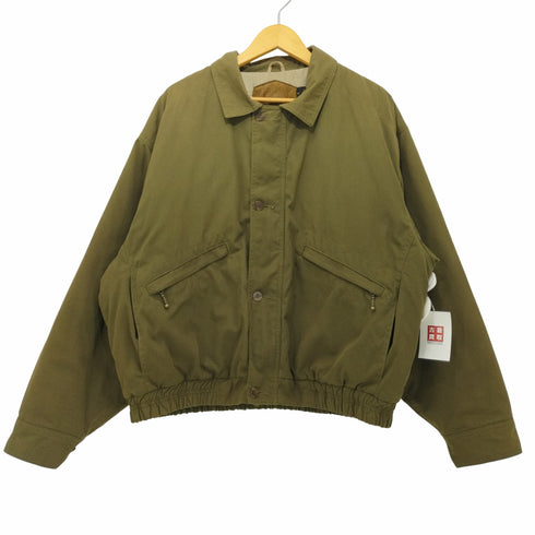 ウールリッチ WOOLRICH 90s レザータグ USA製 中綿ブルゾン ボンバージャケット メンズ import:XL