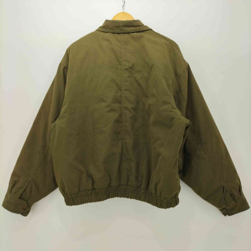 ウールリッチ WOOLRICH 90s レザータグ USA製 中綿ブルゾン ボンバージャケット メンズ import:XL