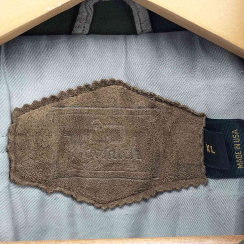 ウールリッチ WOOLRICH 90s レザータグ USA製 中綿ブルゾン ボンバージャケット メンズ import:XL