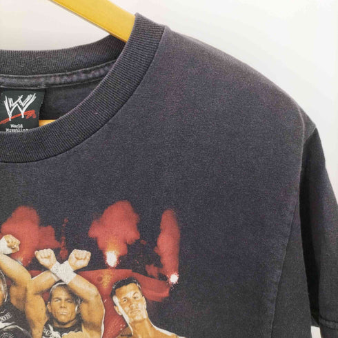 プロレス選手プリント Tシャツ メンズ JPN:L