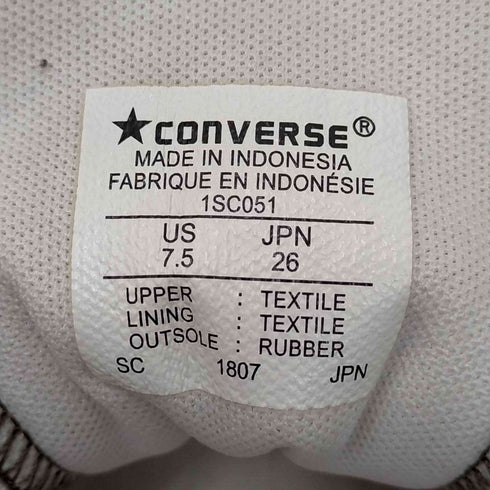 コンバース CONVERSE ALL STAR ローカットスニーカー メンズ JPN:26
