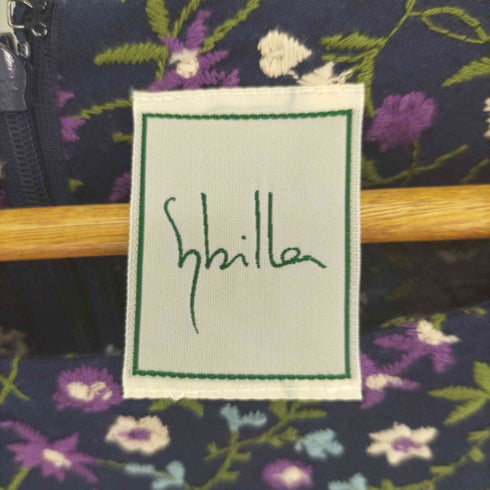 シビラ Sybilla 花刺繍 ワンピース レディース JPN:M