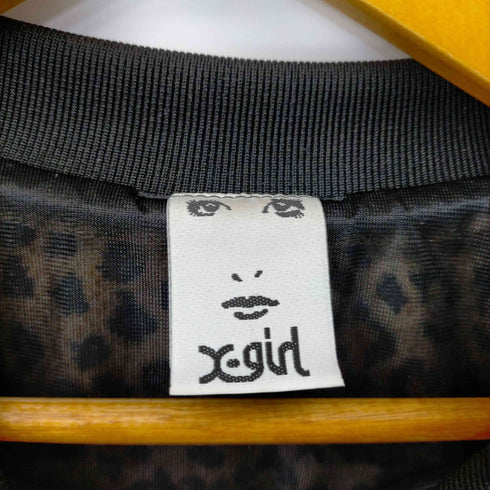 エックスガール X-girl レオパード フェイクファー トップス レディース 1