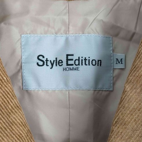STYLE EDITION HOMME コーデュロイ ボタンベスト メンズ JPN:M