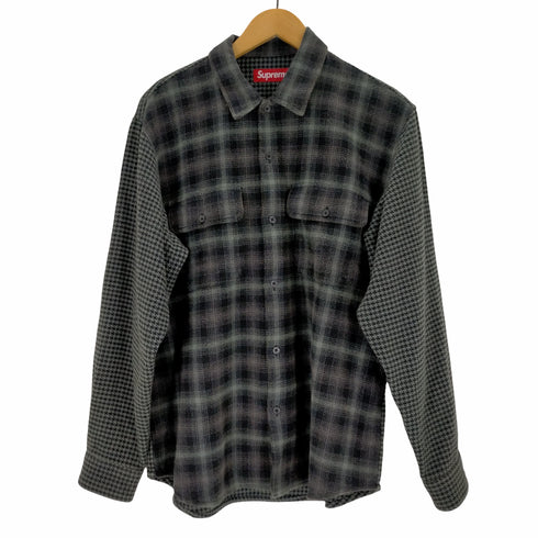 シュプリーム Supreme 23AW Houndstooth Plaid Flannel Shirt メンズ JPN:S